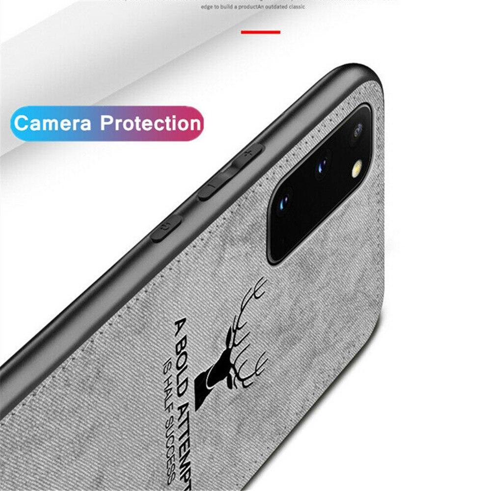 Galaxy S20 (3 in 1 Combo) Deer Case + Tempered Glass + Earphones - Image 6