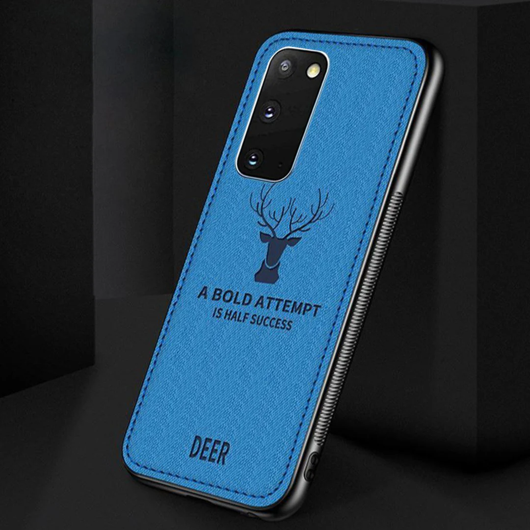 Galaxy S20 (3 in 1 Combo) Deer Case + Tempered Glass + Earphones - Image 8
