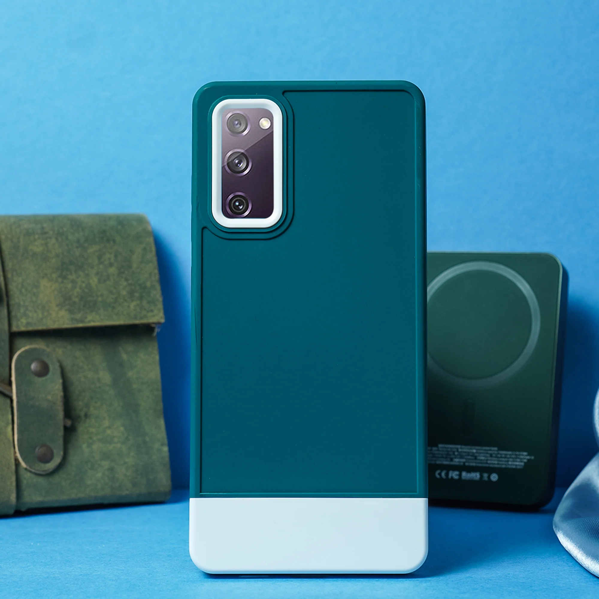 Galaxy S20 FE Contrasting Hybrid Armor Bumper Case - Image 2