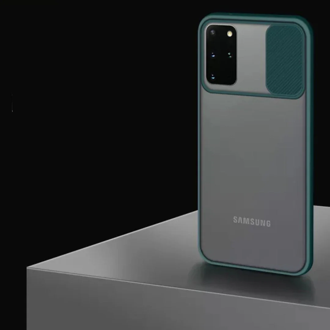 Galaxy S20 Plus Camera Lens Slide Protection Matte Case - Image 3