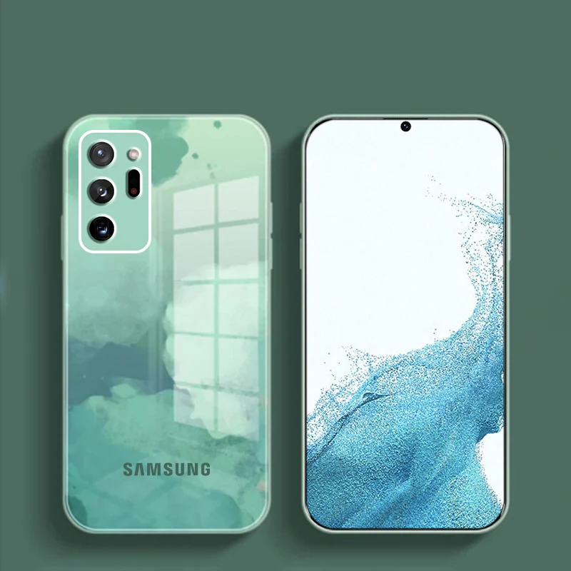 Galaxy S20 Plus Colorful Wave Glass Phone Case - Image 3