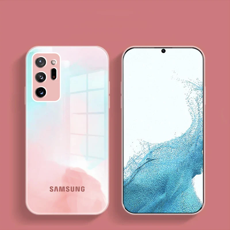 Galaxy S20 Plus Colorful Wave Glass Phone Case - Image 4