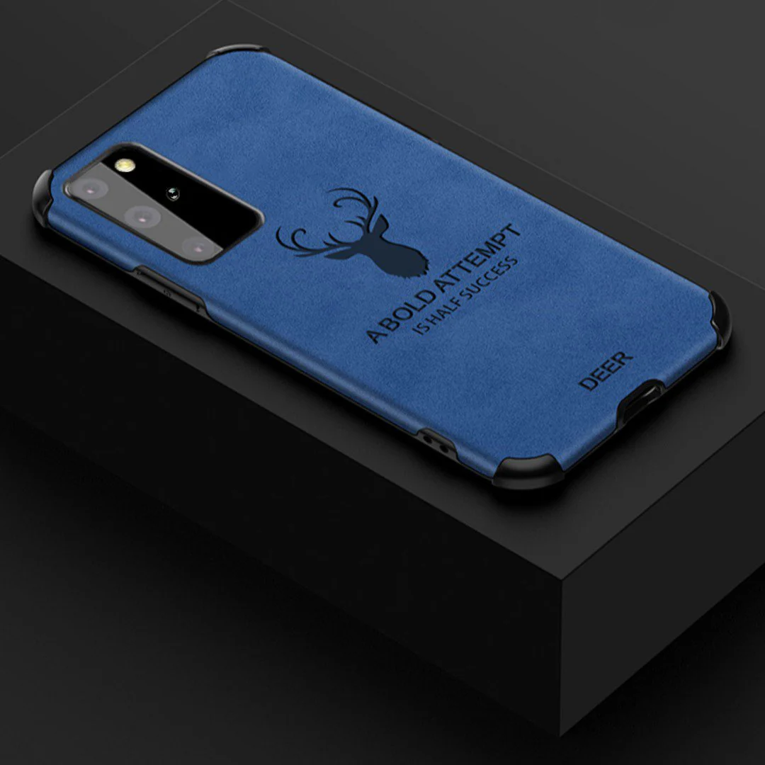 Galaxy S20 Plus Shockproof Deer Leather Texture Case - Image 6