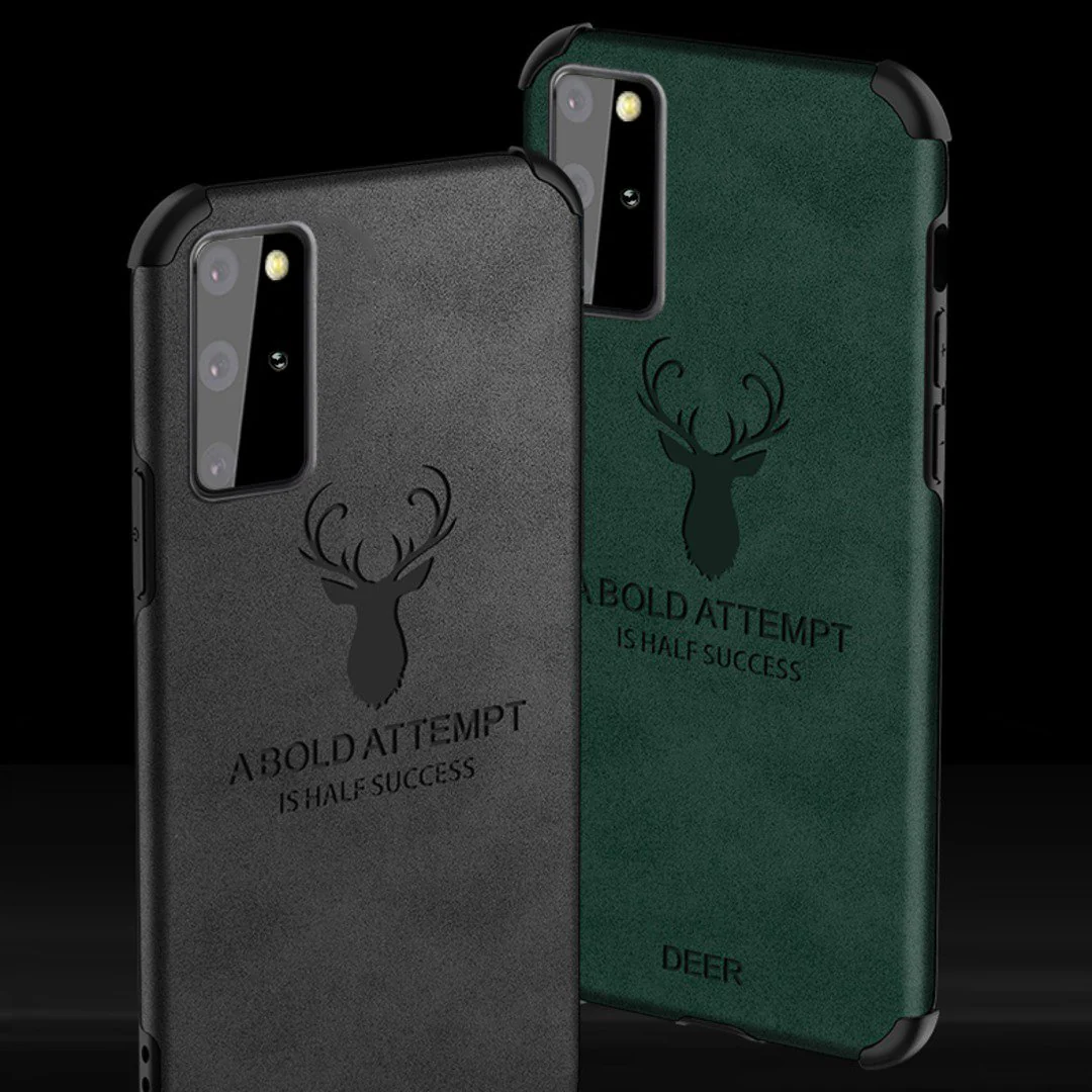 Galaxy S20 Plus Shockproof Deer Leather Texture Case - Image 7