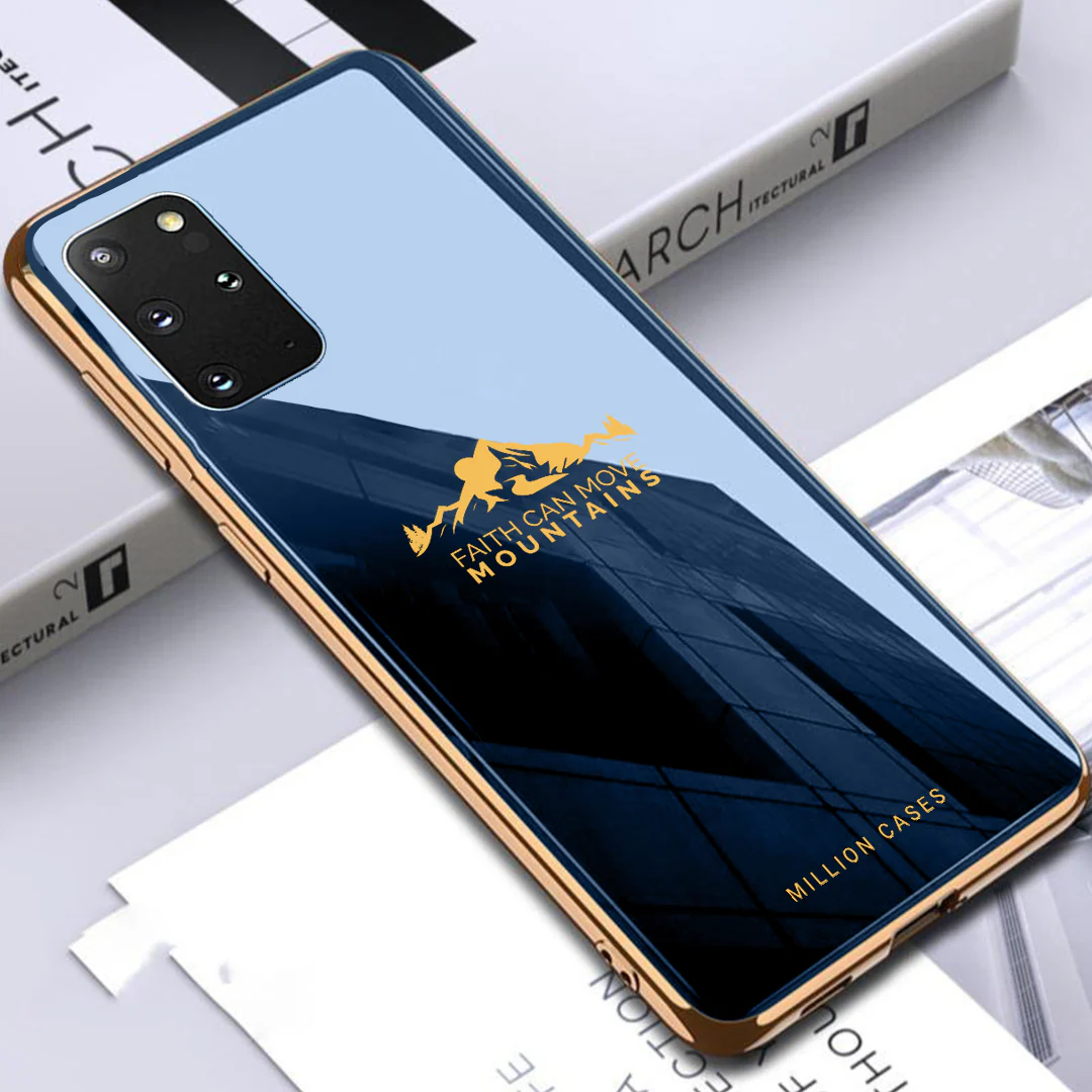 Galaxy S20 Plus Sierra Pattern Electroplating Glass Case - Image 3