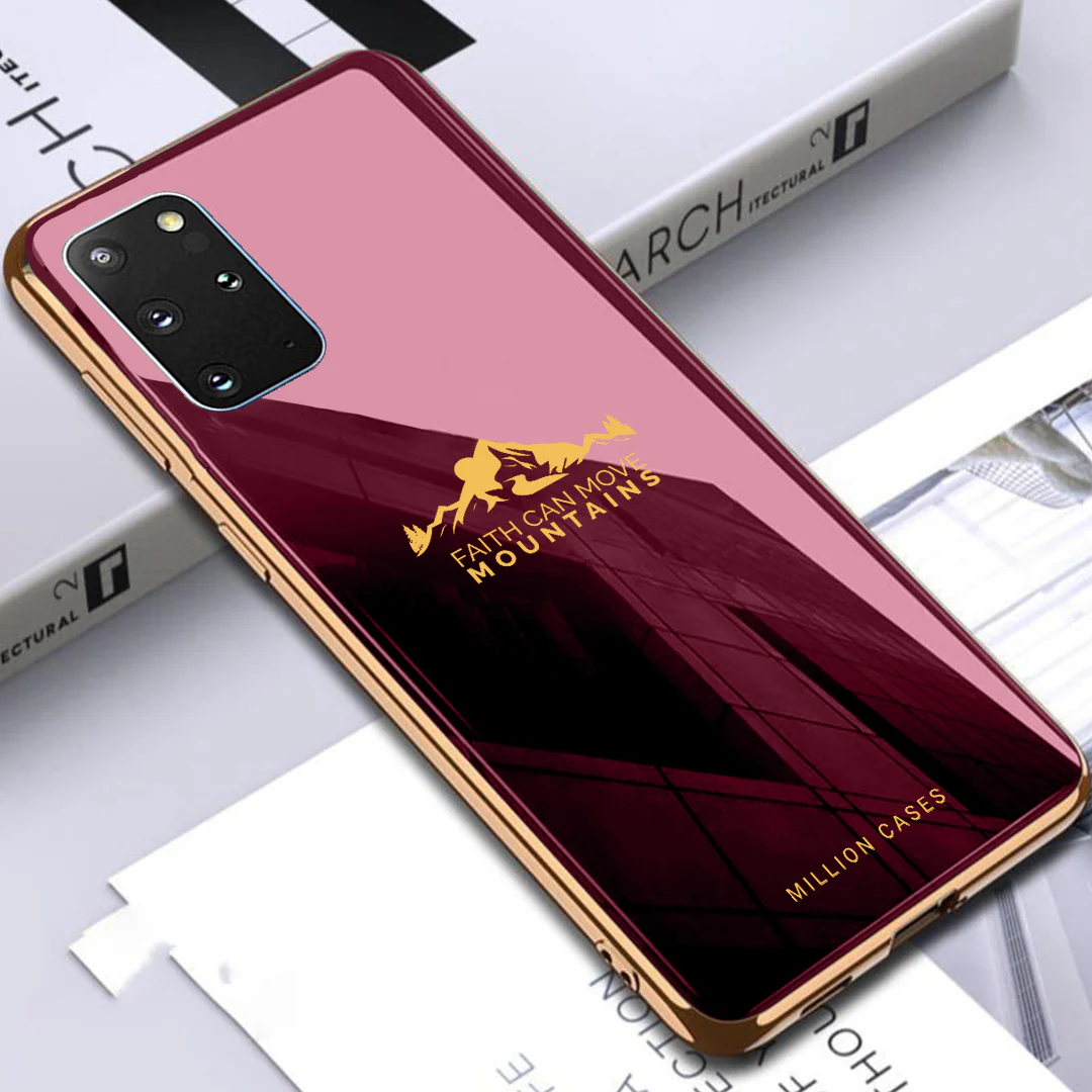 Galaxy S20 Plus Sierra Pattern Electroplating Glass Case - Image 4