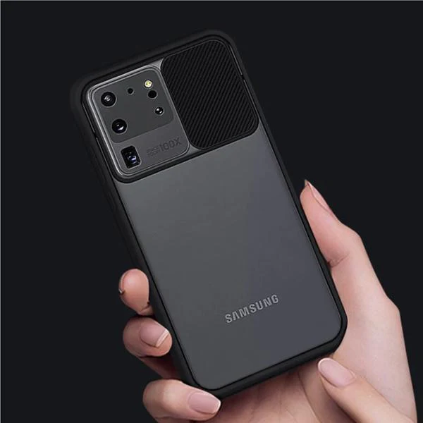 Galaxy S20 Ultra Camera Lens Slide Protection Matte Case - Image 4