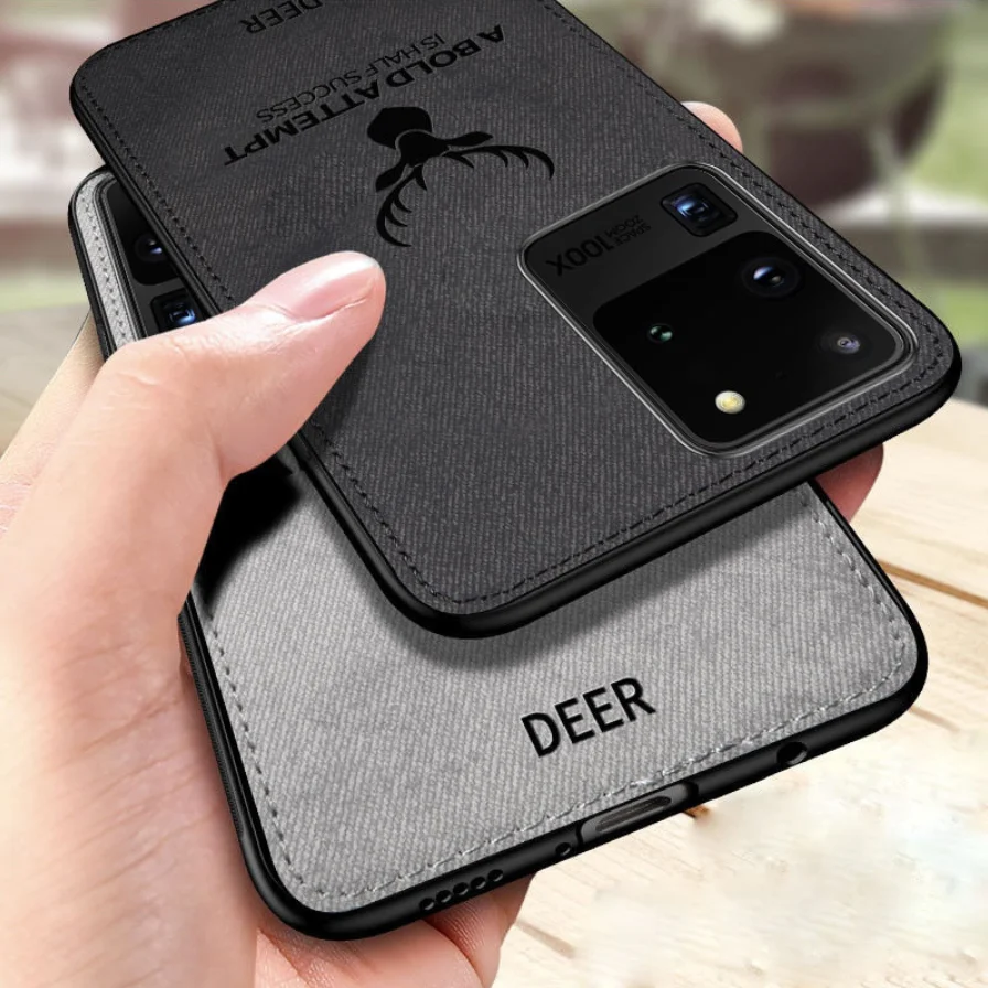 Galaxy S20 Ultra Deer Pattern Inspirational Soft Case - Image 5