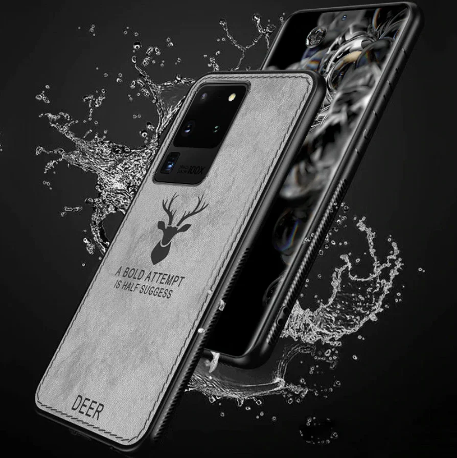 Galaxy S20 Ultra Deer Pattern Inspirational Soft Case - Image 6