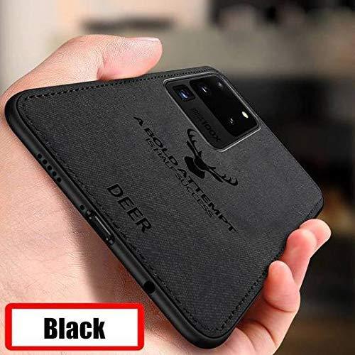 Galaxy S20 Ultra Deer Print Cloth Textured Inspirational Soft Case - Image 6