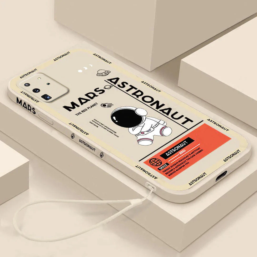 Galaxy S20 Ultra Luxury Astronaut Soft Silicone Case - Image 3