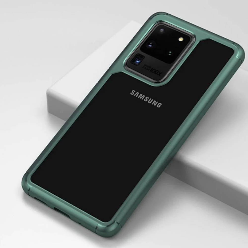 Galaxy S20 Ultra New Shockproof Clear Acrylic Back Case - Image 10