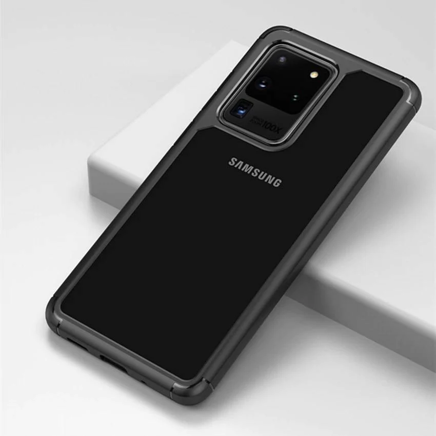 Galaxy S20 Ultra New Shockproof Clear Acrylic Back Case - Image 11