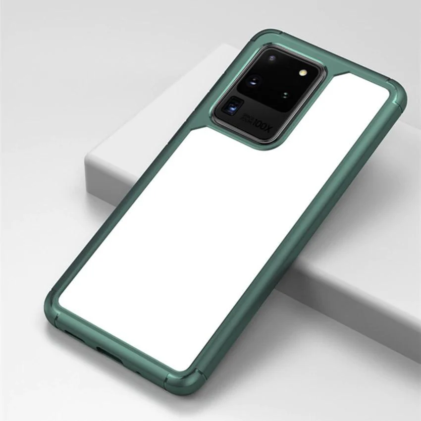 Galaxy S20 Ultra New Shockproof Clear Acrylic Back Case - Image 12
