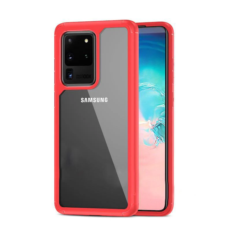 Galaxy S20 Ultra New Shockproof Clear Acrylic Back Case - Image 15