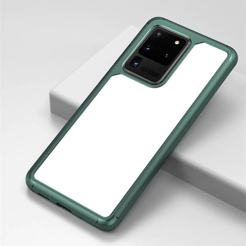 Galaxy S20 Ultra New Shockproof Clear Acrylic Back Case - Image 4