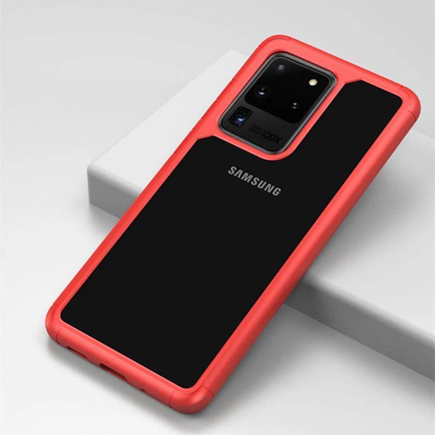 Galaxy S20 Ultra New Shockproof Clear Acrylic Back Case - Image 9