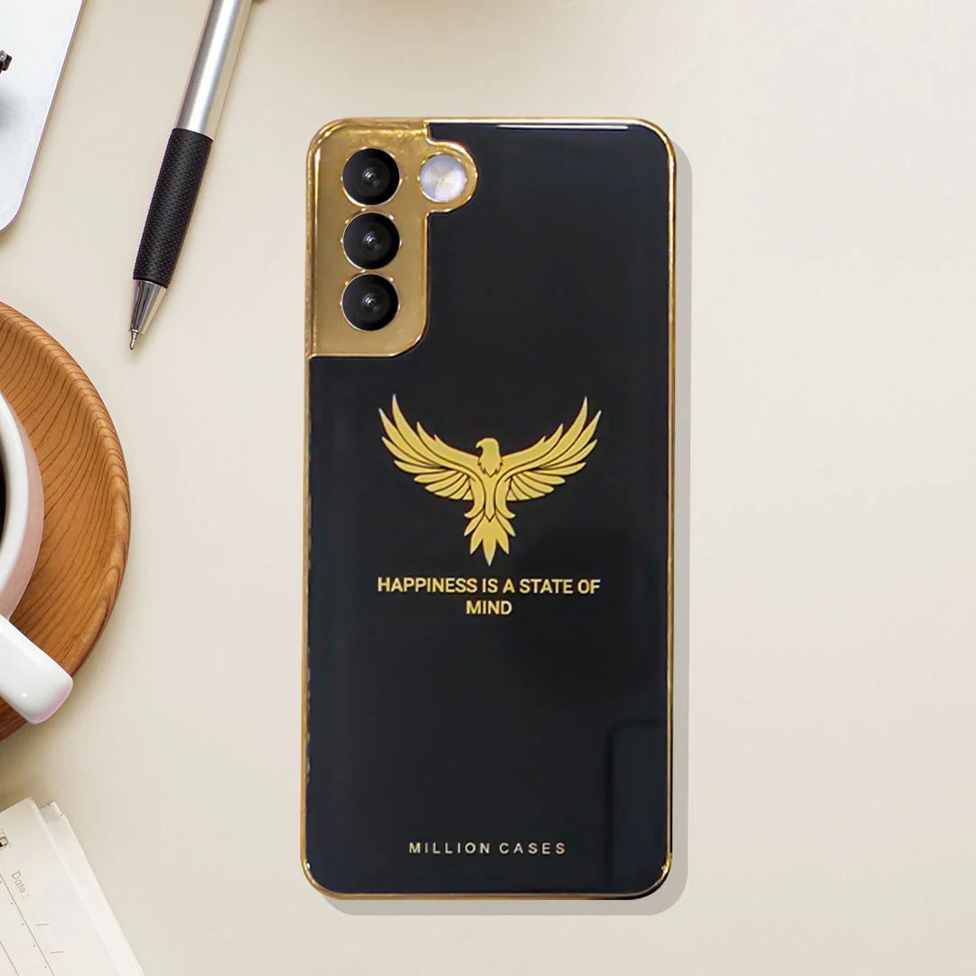 Galaxy S21 Eagle Pattern Electroplating Glass Case - Image 4