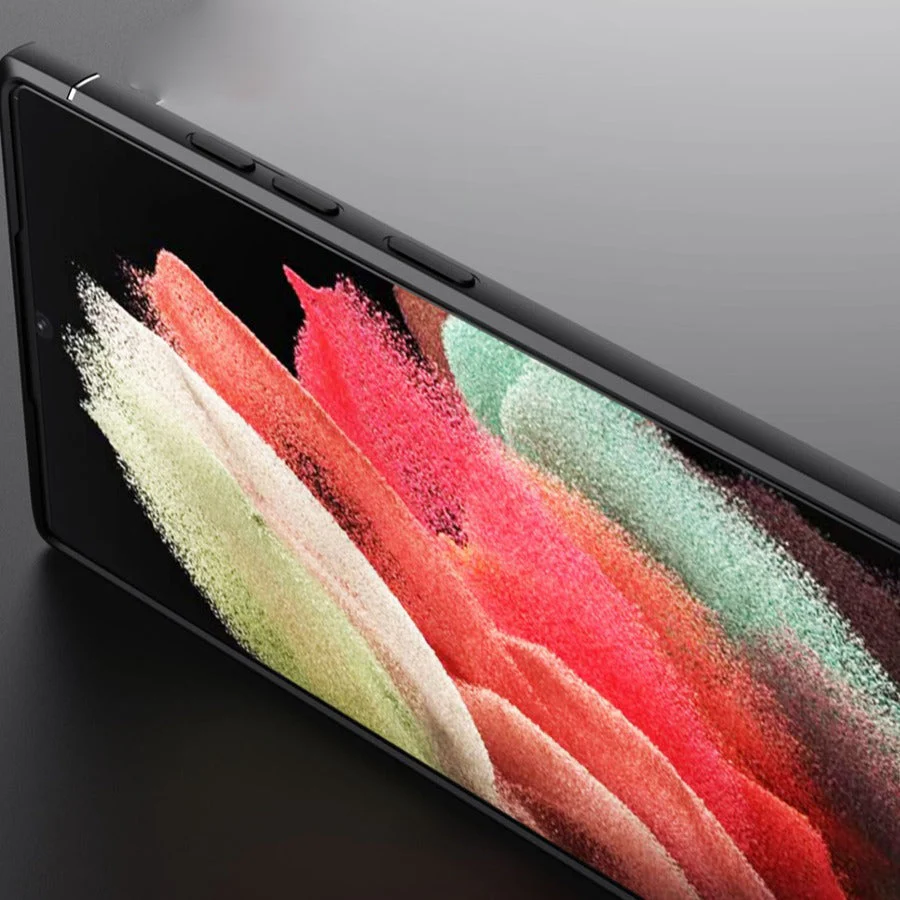 Galaxy S21 FE Metallic Finger Ring Holder Matte Case - Image 6