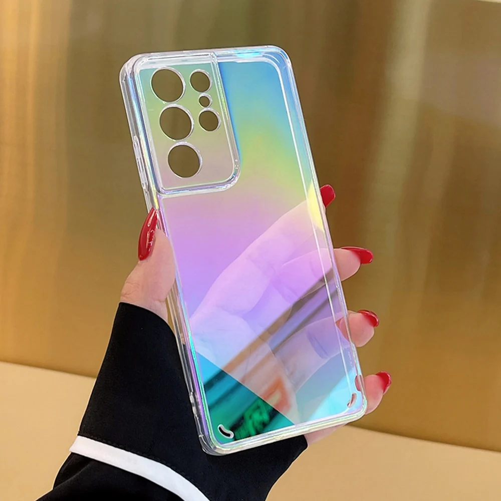 Galaxy S21 Series Gradient Aurora Clear Case - Image 3