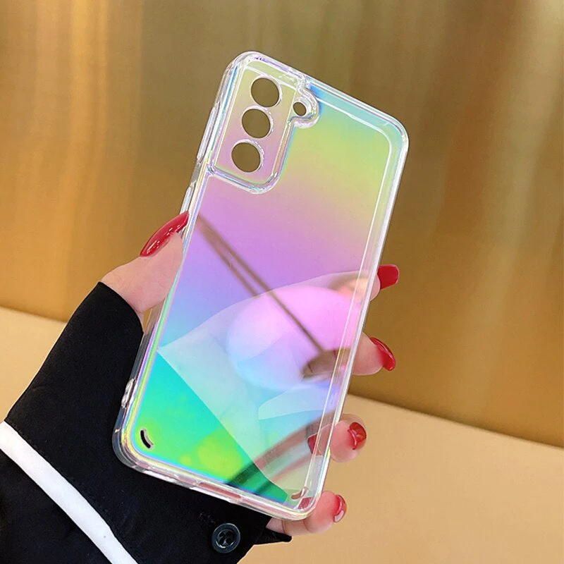 Galaxy S21 Series Gradient Aurora Clear Case - Image 7