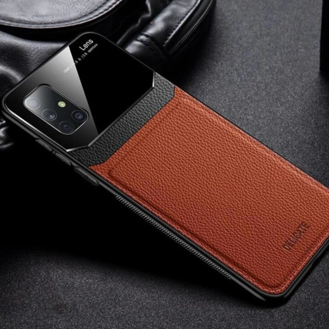 Sleek Slim Leather Glass Case - Samsung - Image 4