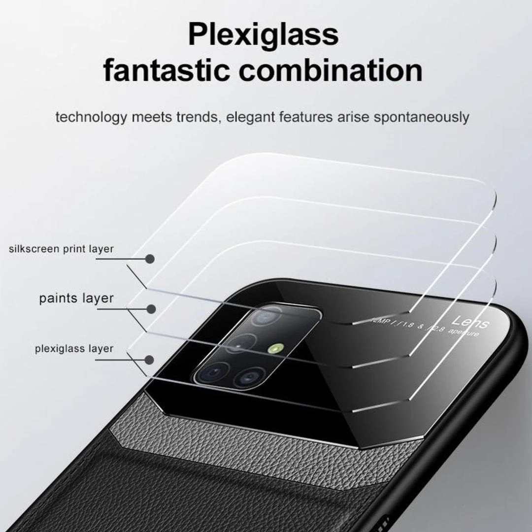 Sleek Slim Leather Glass Case - Samsung - Image 9