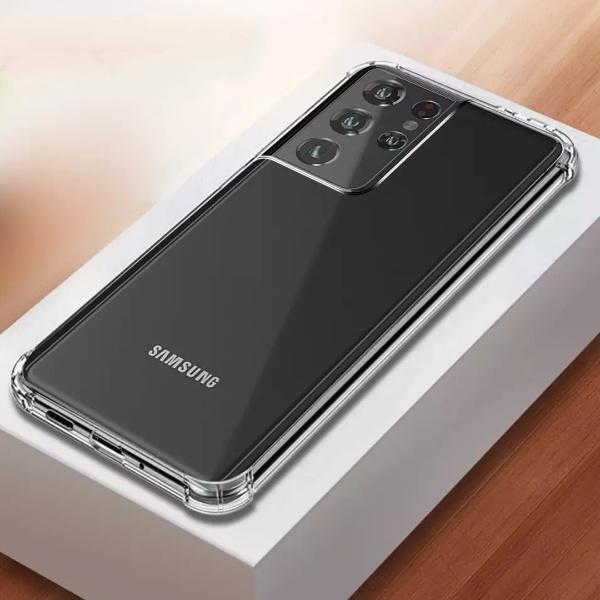 Galaxy S21 Ultra Anti-Knock TPU Transparent Case - Image 3
