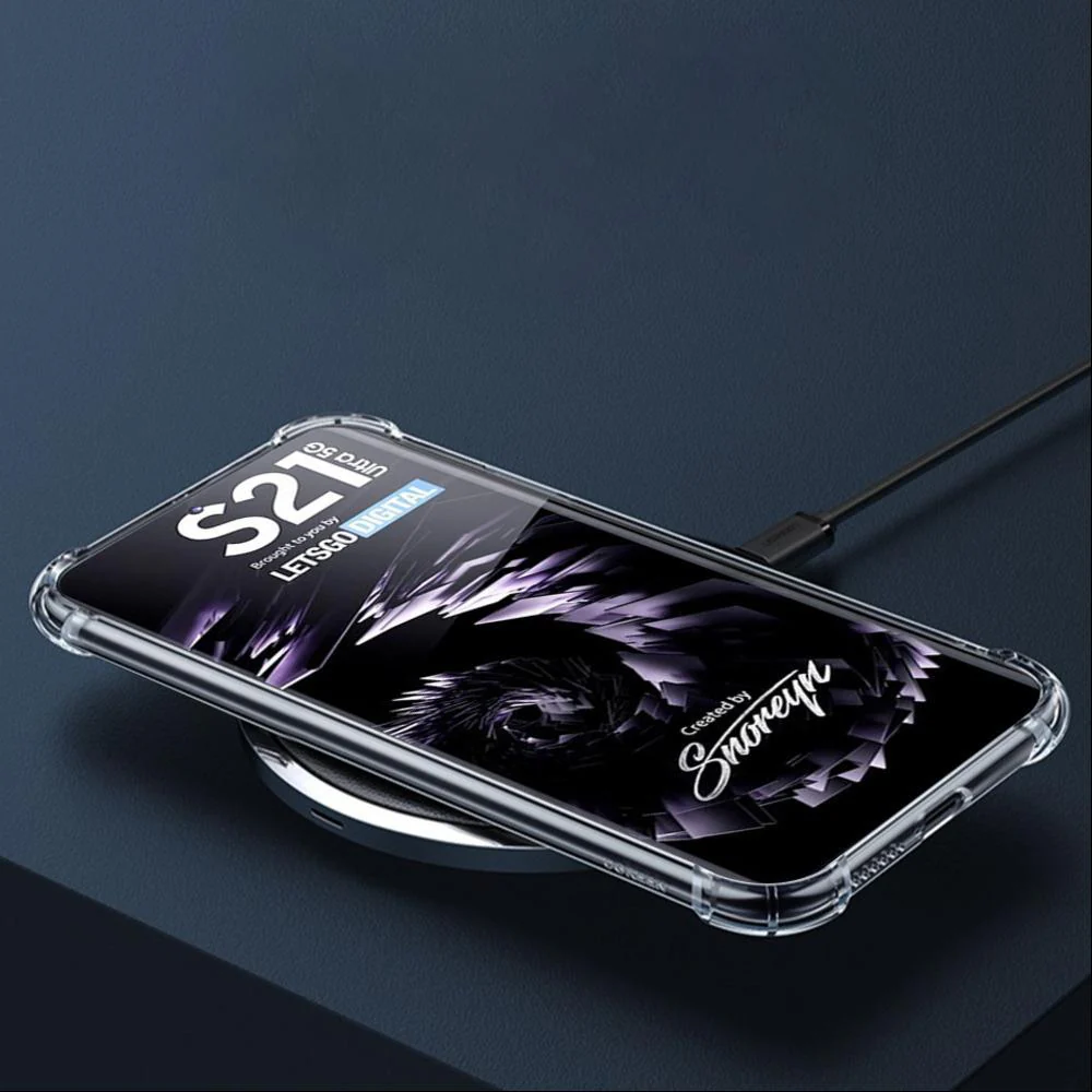 Galaxy S21 Ultra Anti-Knock TPU Transparent Case - Image 8