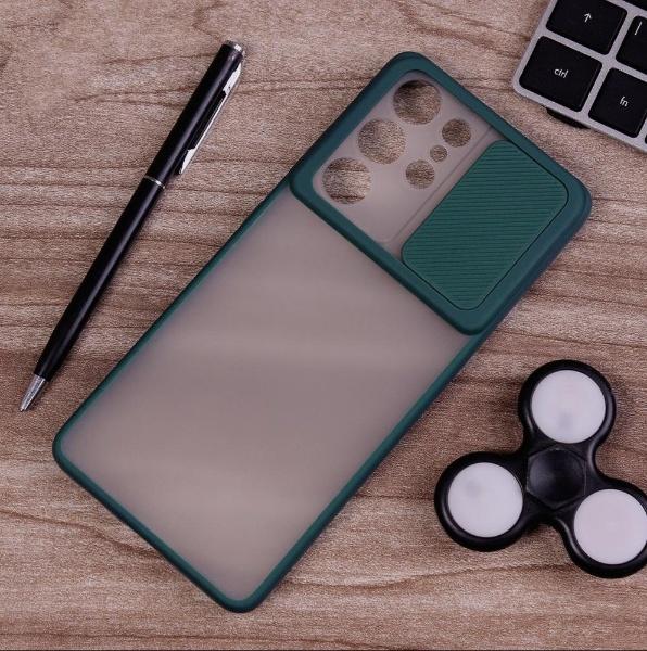Galaxy S21 Ultra Camera Lens Slide Protection Matte Case - Image 2