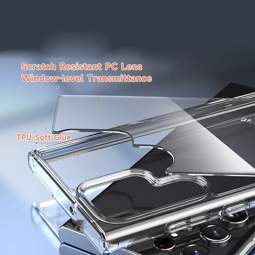 Galaxy S22 Series Anti-Knock TPU Transparent Case - Image 3