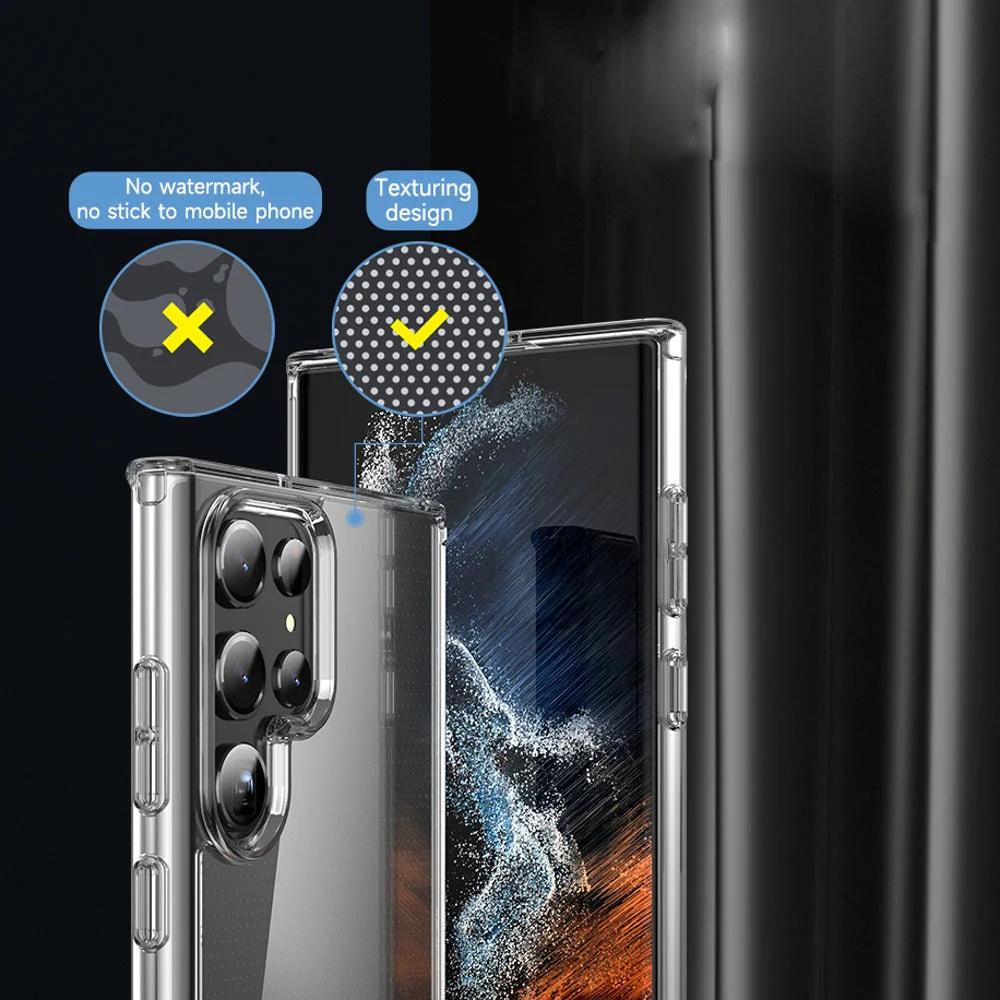 Galaxy S22 Series Anti-Knock TPU Transparent Case - Image 6