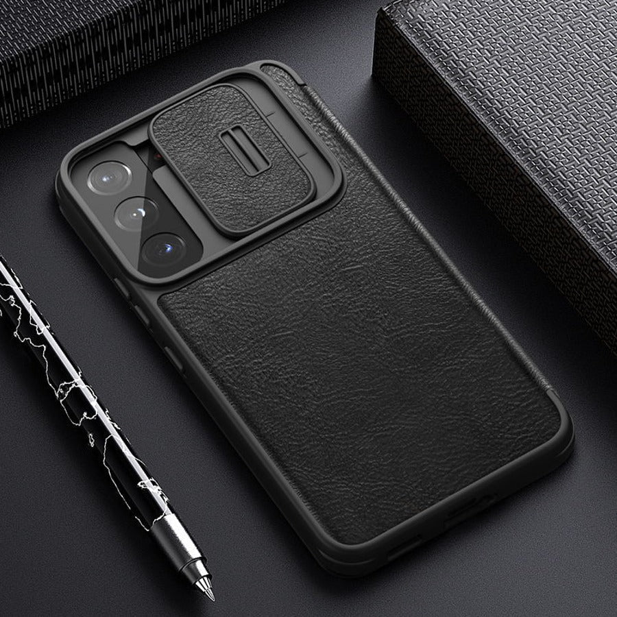 Camera Protection QIN Leather Flip Case - Samsung - Image 7