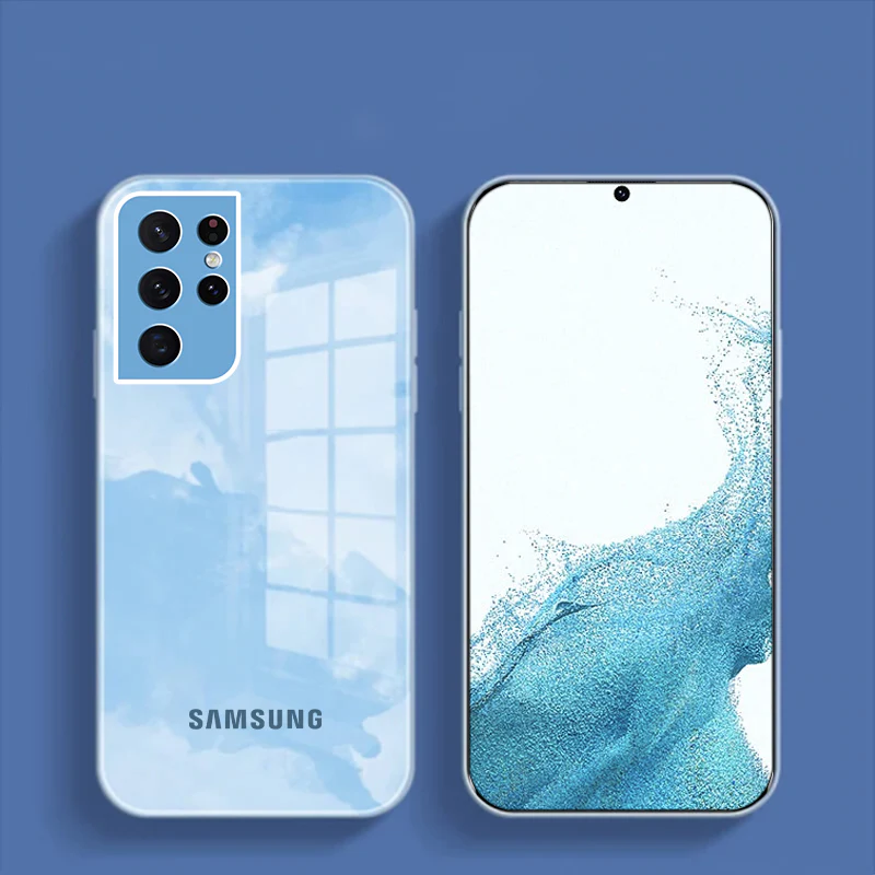 Galaxy S22 Series Colorful Wave Glass Phone Case - Image 6