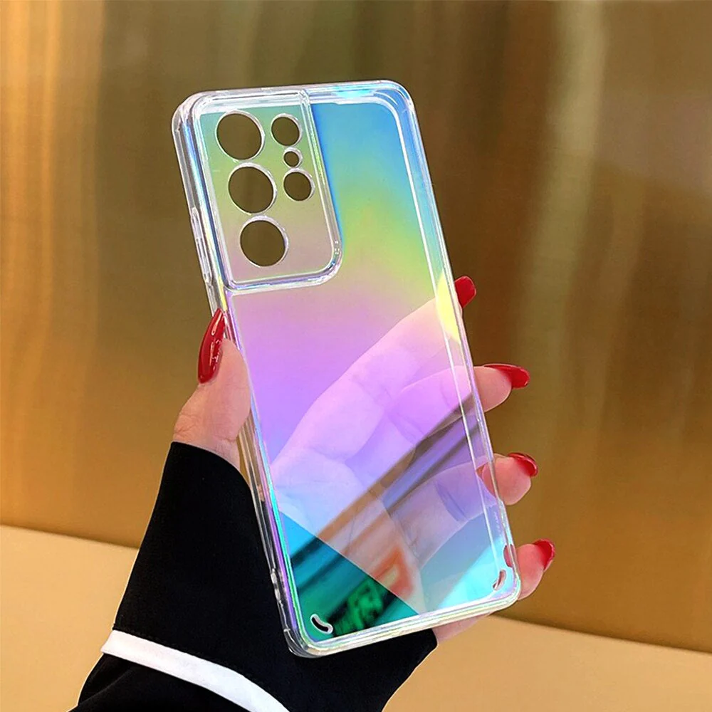 Galaxy S22 Series Gradient Aurora Clear Case - Image 3