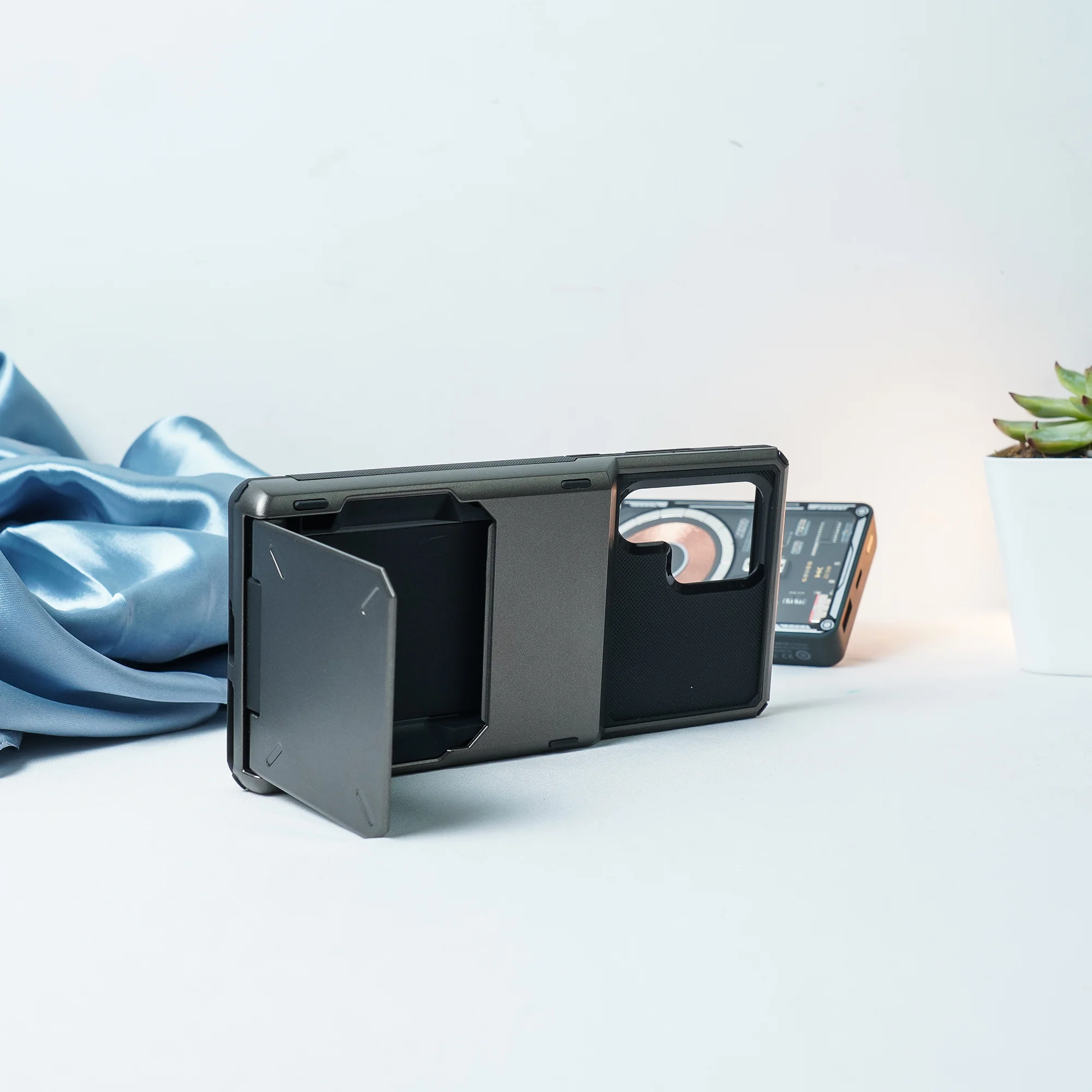 Galaxy S22 Series Hidden Card Holder Hybrid Case - Image 9