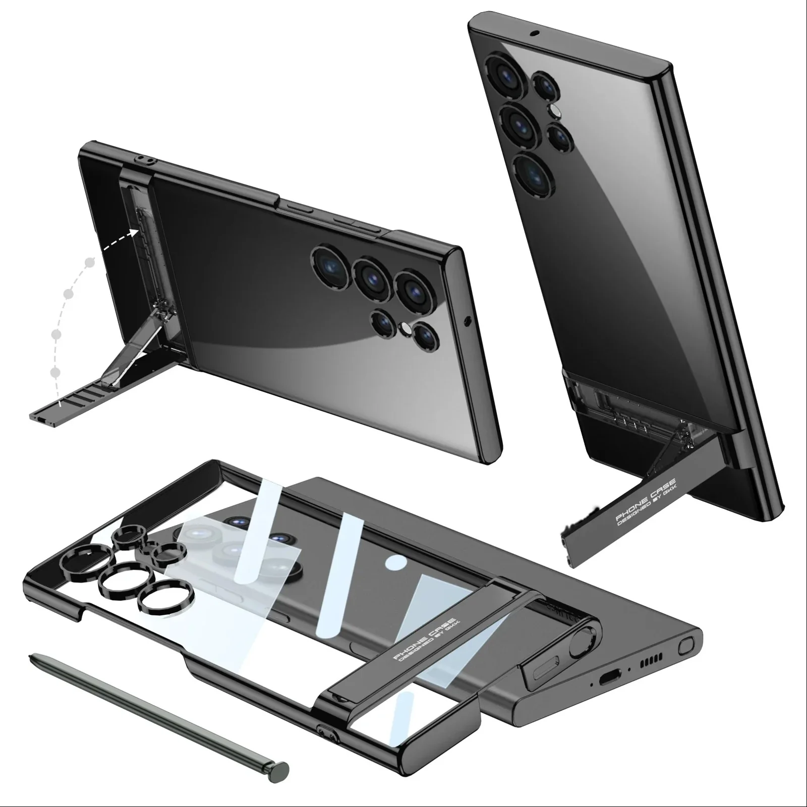 Phantom Clear Slim Kickstand Case - Samsung - Image 13