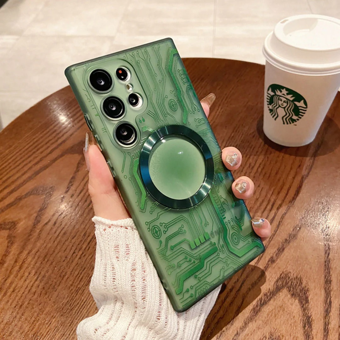 Galaxy S23 Ultra Magnetic Matte Translucent Case - Image 4