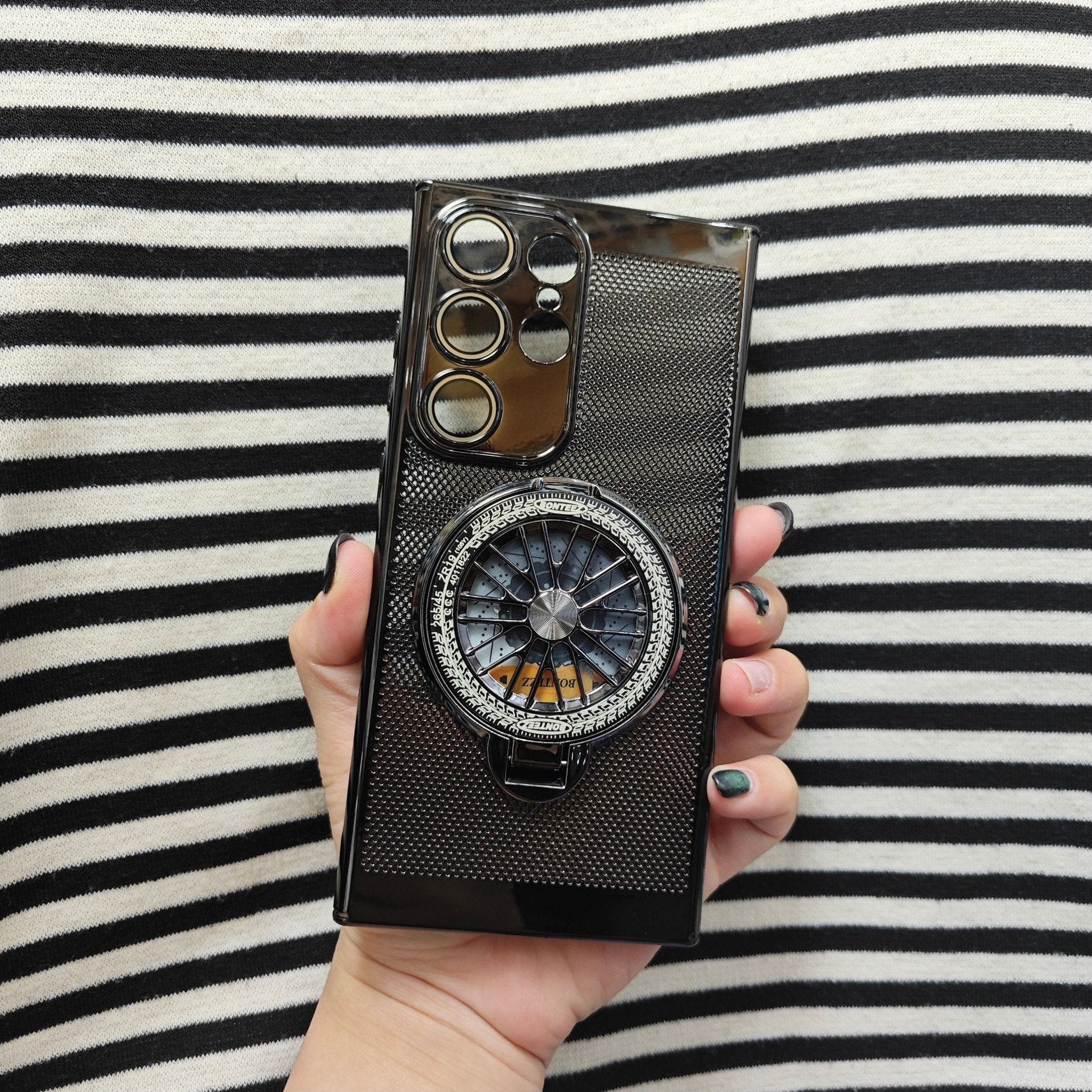 Galaxy S25 Series Brilliant Spin Rotating Wheel Stand Case - Image 5