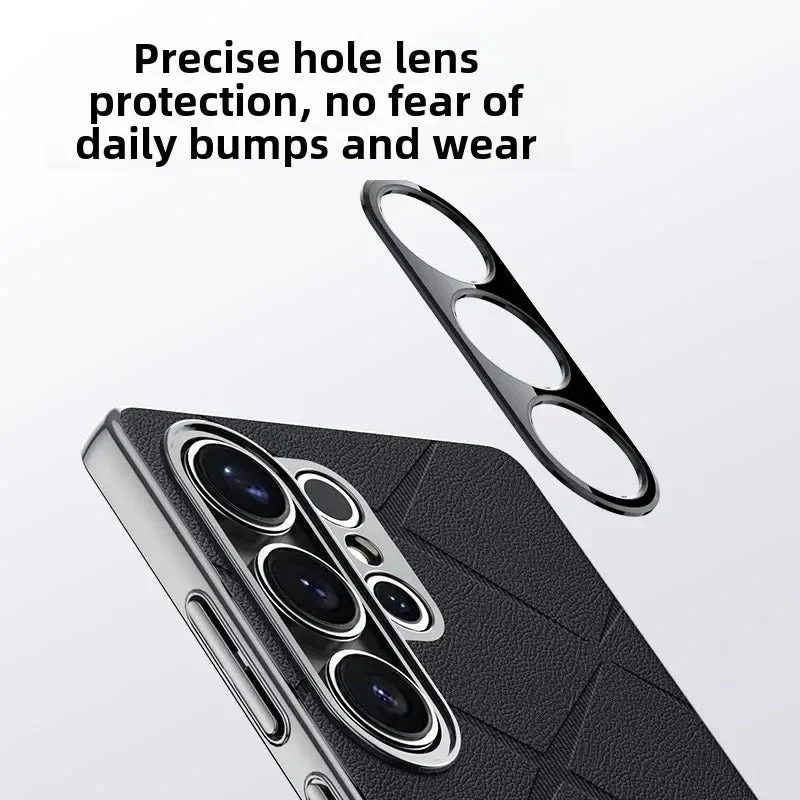 Galaxy S25 Series Classy High-End Leather Business Case - Image 5