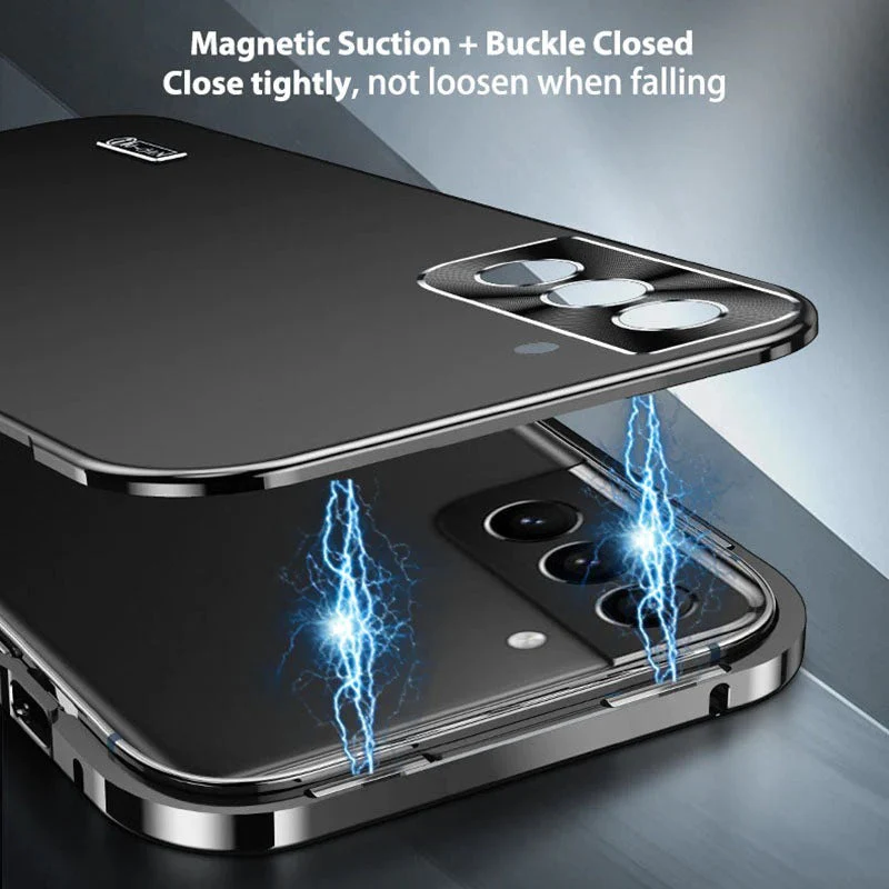 Galaxy S25 Series Luxury Magnetic Metal Frame Case - Image 10