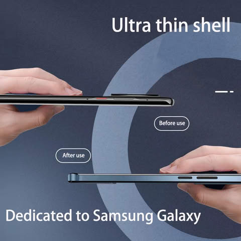 Galaxy S25 Series Luxury Magnetic Metal Frame Case - Image 6