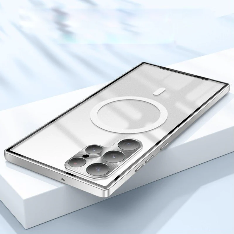 Galaxy S25 Series Luxury Ultra-Thin Magsafe Matte Metal Frame Case - Image 10