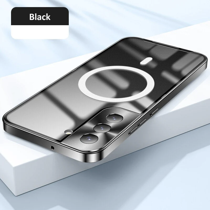 Galaxy S25 Series Luxury Ultra-Thin Magsafe Matte Metal Frame Case - Image 6