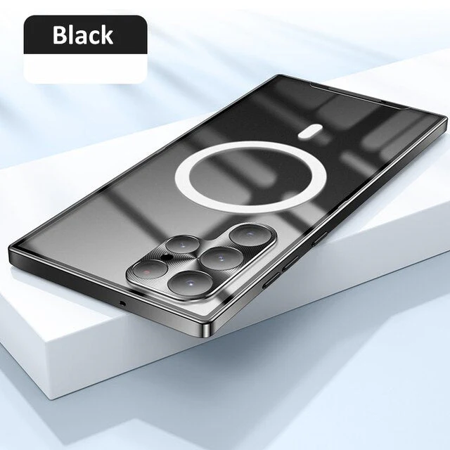 Galaxy S25 Series Luxury Ultra-Thin Magsafe Matte Metal Frame Case - Image 7