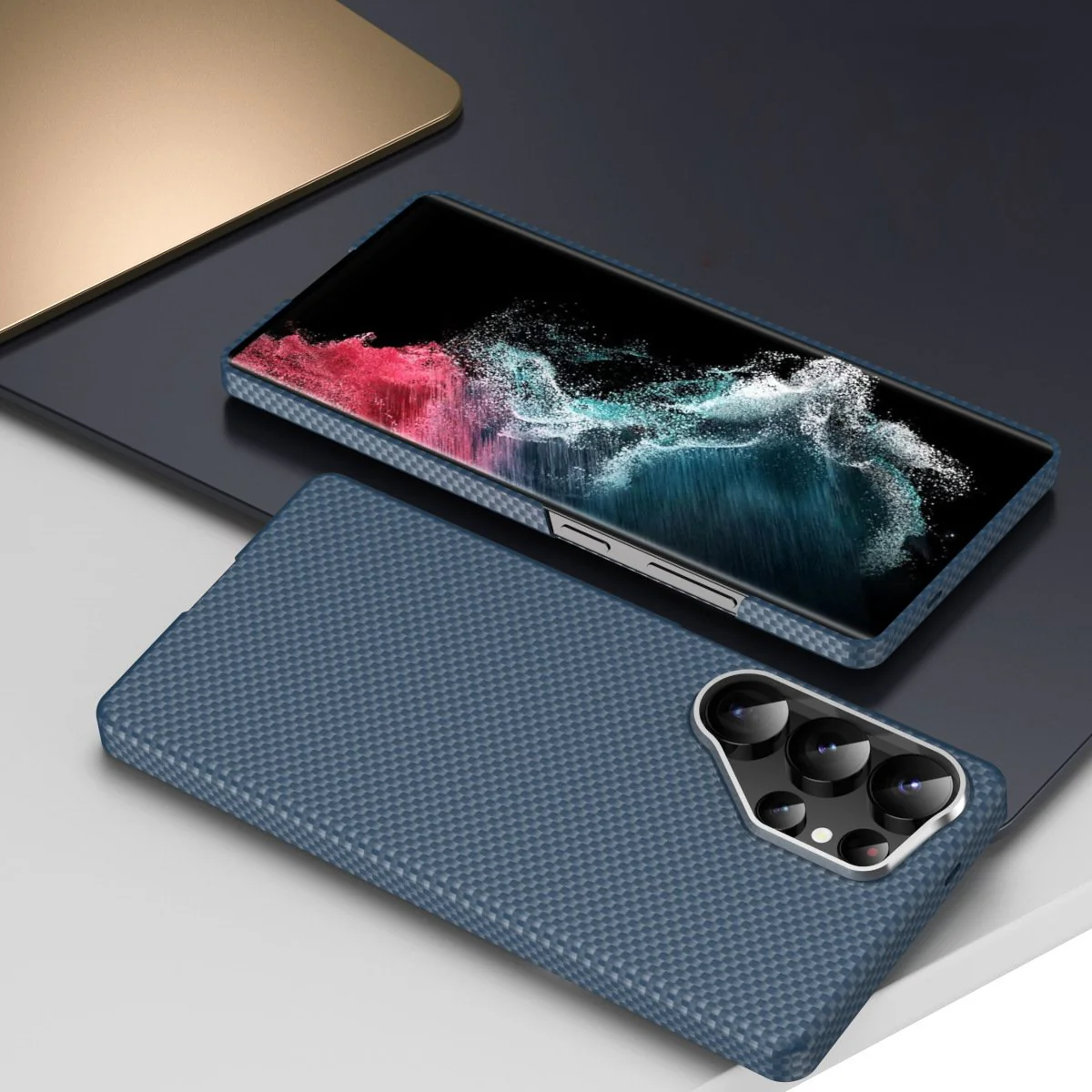 Galaxy S25 Series Neo Armor Carbon Fiber Shield Case - Image 2