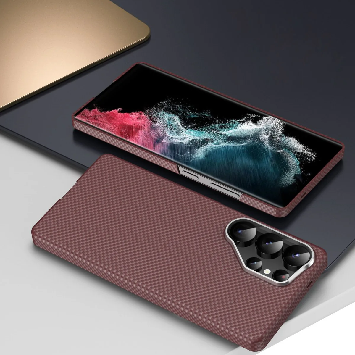 Galaxy S25 Series Neo Armor Carbon Fiber Shield Case - Image 3