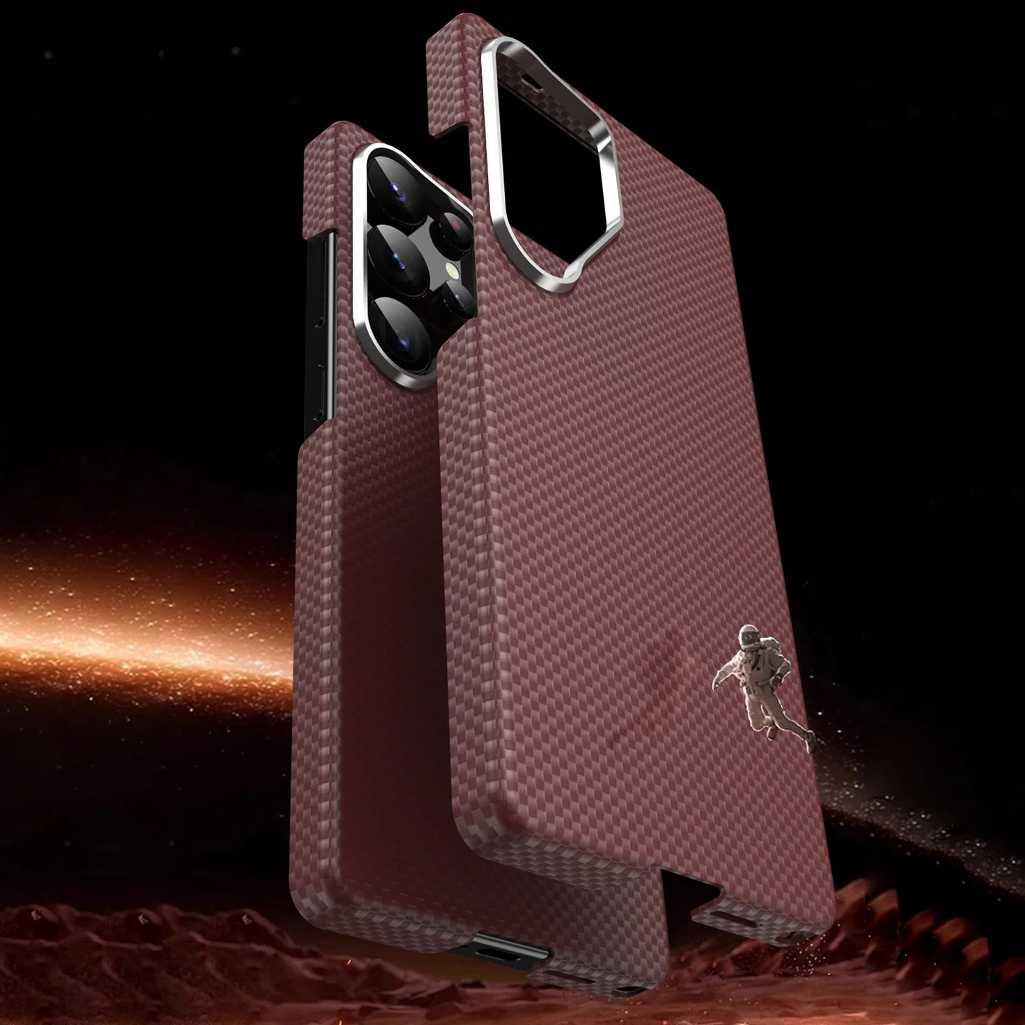Galaxy S25 Series Neo Armor Carbon Fiber Shield Case - Image 9