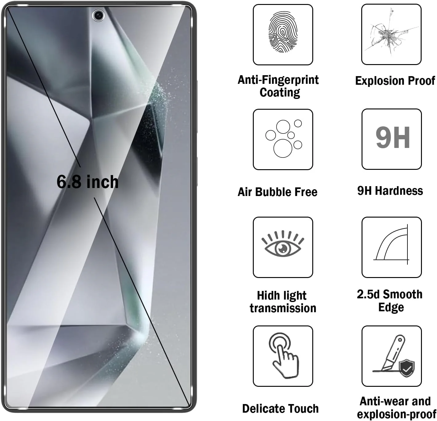 Galaxy S25 Series Tempered Glass - Image 6