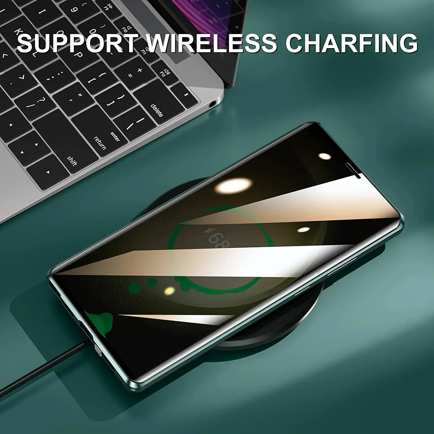 Galaxy S25 Ultra Privacy Shield Dual Magnetic Glass Case - Image 9